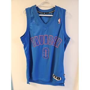 Russell Westbrook 2012 Christmas Jersey Men M Oklahoma City Thunder Adidas OKC 0